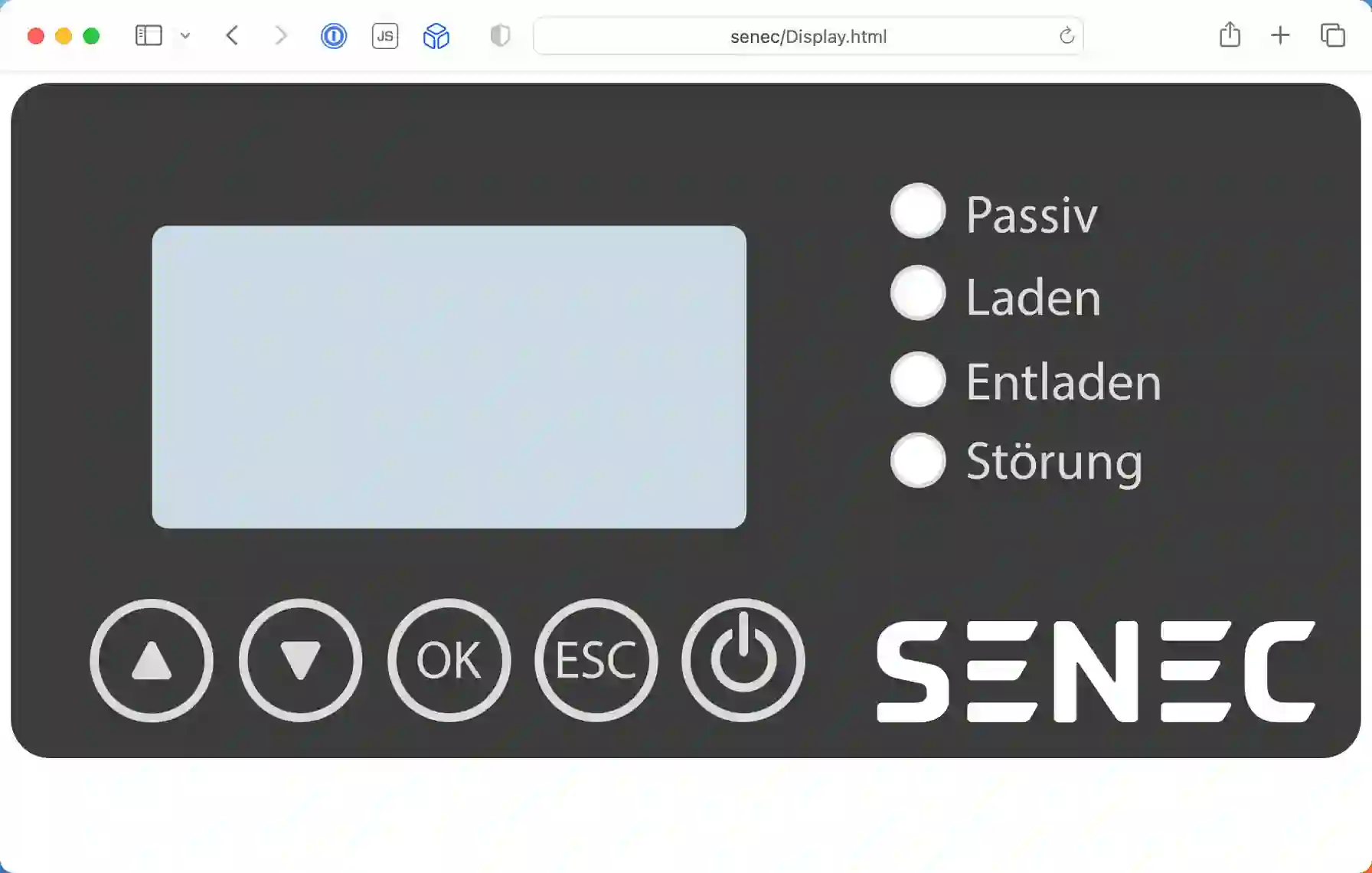 Display ist leer