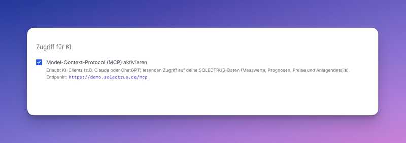 Der KI-Zugriff wird in den Einstellungen freigeschaltet
